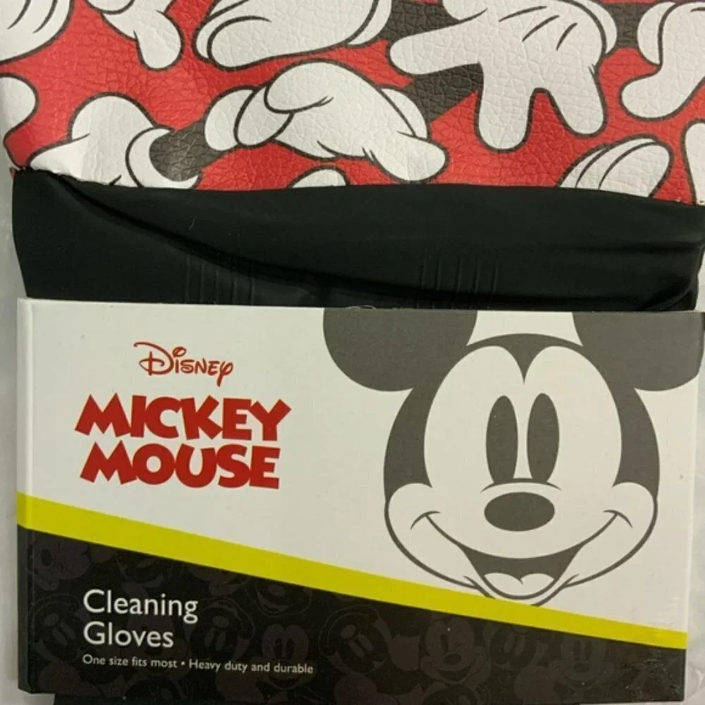 Mickey Mouse Disney Cleaning Multi Purpose Gloves Reusable Black Multi C…